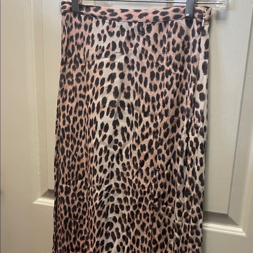 H&M Animal Print Midi Skirt - Brown and Black - Picture 2 of 3